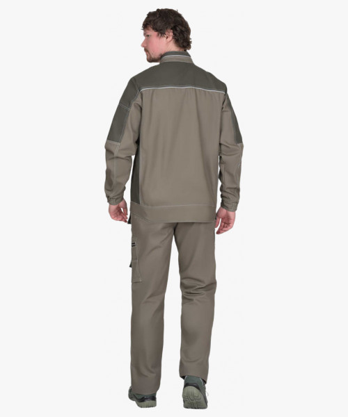 Костюм СИРИУС-ТОКИО куртка, брюки т. песочный с хаки 100% х/б пл. 265 г/кв.м