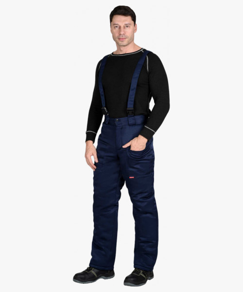 Брюки мужские зимние универсальные тёмно-синие