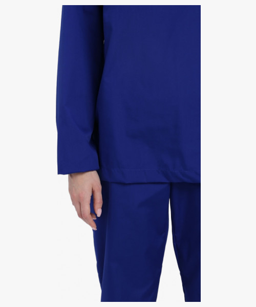 Костюм женский ХАССП-База (тк.ТиСи,120), васильковый