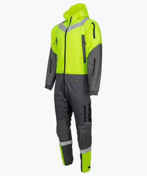 Комбинезон летний мужской Brodeks KS503, цвет жёлтый, серый