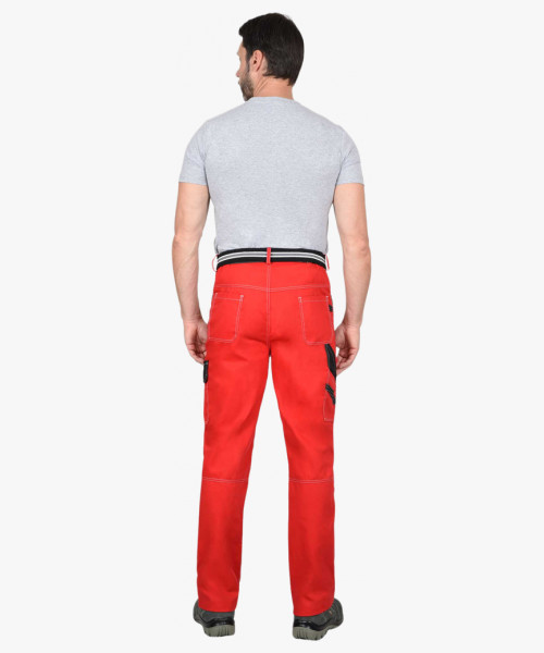 Костюм СИРИУС-ПРЕСТИЖ куртка, брюки красный с черным