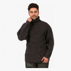 Свитер для рыбака (тк.Шерсть/Акрил,800), серый