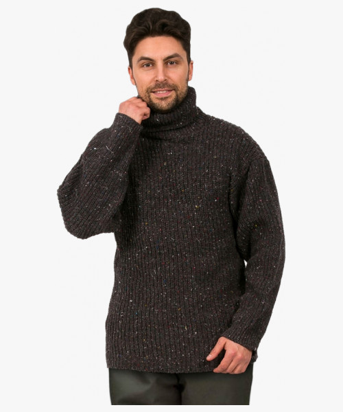 Свитер для рыбака (тк.Шерсть/Акрил,800), серый