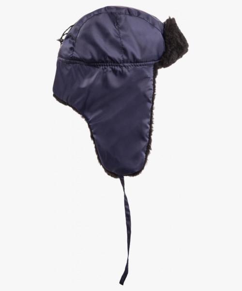 Шапка-ушанка СИРИУС-ЛЮКС синяя (тк. Оксфорд)