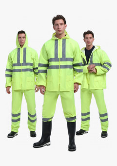 Костюм влагозащитный сигнальный ProfLineSpecialist СОП (ПВХ,210), желтый