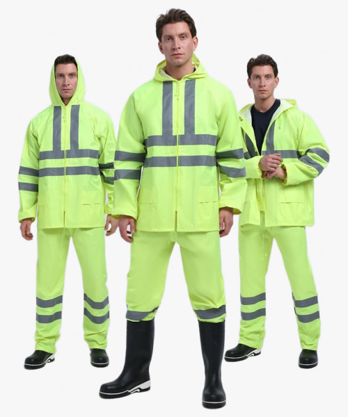 Костюм влагозащитный сигнальный ProfLineSpecialist СОП (ПВХ,210), желтый