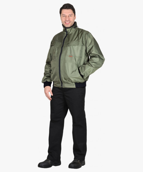 Куртка СИРИУС-ПИКНИК демисезон. укороченная (тк. Оксфорд) Хаки