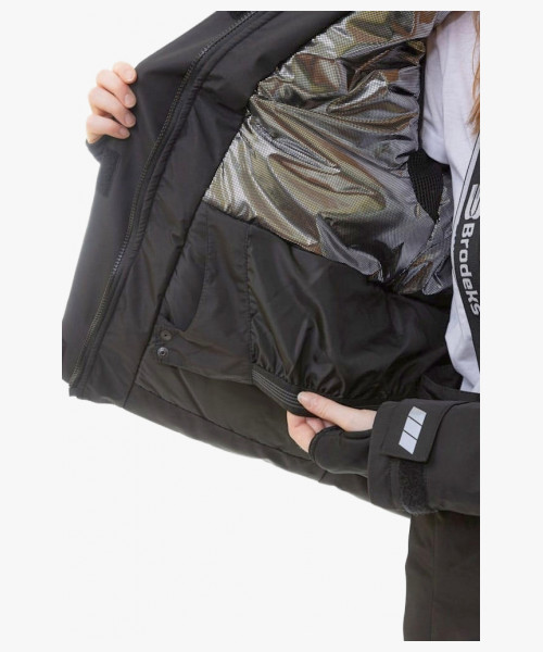 Куртка женская зимняя Brodeks KW 208, цвет чёрный