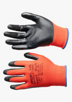 Перчатки ProfLineSpecialist нейлоновые с Н-покрытием, красный