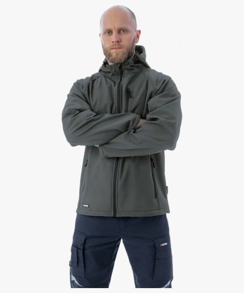 Куртка софтшелл Brodeks KS232, цвет серый