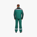 Костюм ProfLineBase-1 (тк.Твил,210) брюки, зеленый/черный/желтый