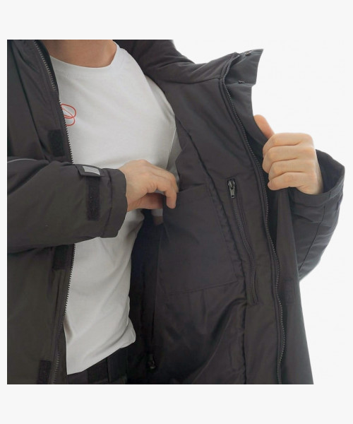 Куртка-парка зимняя мужская Brodeks KW204, цвет чёрный