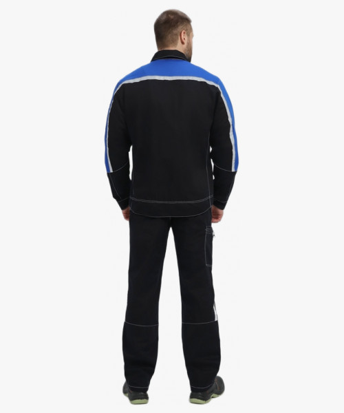 Костюм Джет IMP (тк.Саржа,320) п/к, т.синий/васильковый