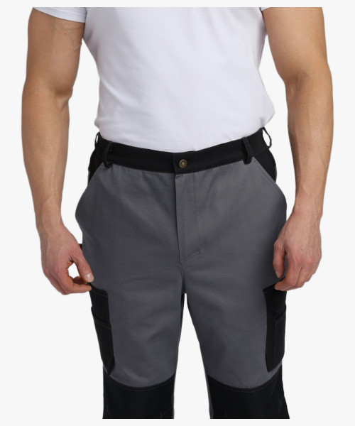 Брюки Милан CH (тк.Смесовая,260), т.серый/черный