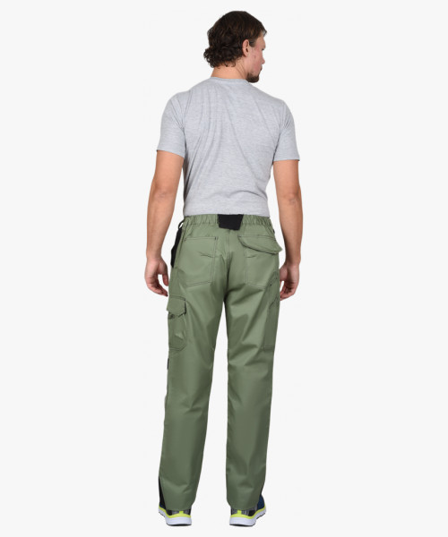 Брюки СИРИУС-ЦИТРИН светло-оливковый с черным