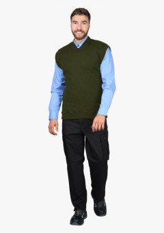 Жилет трикотажный олива