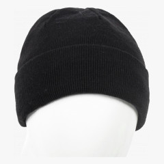 Шапка трикотажная двойная Фрост, черный