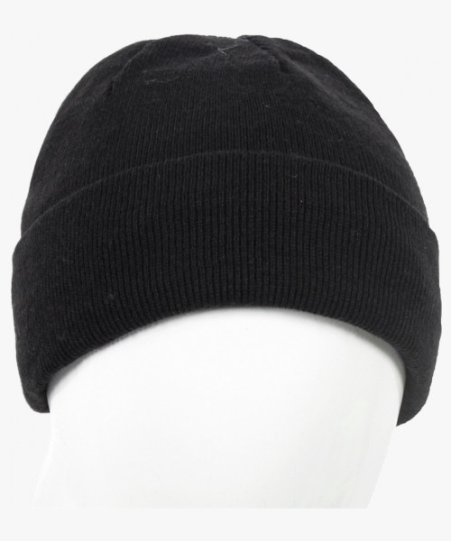 Шапка трикотажная двойная Фрост, черный