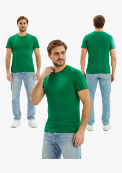 Футболка ProfLineBase (тк.Трикотаж,160), зеленый/2