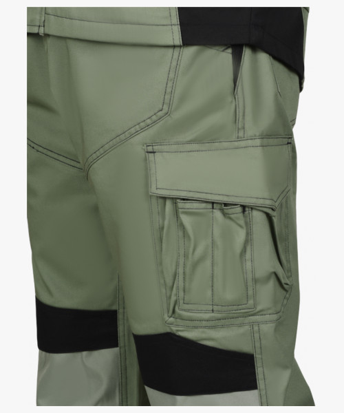 Брюки СИРИУС-ЦИТРИН светло-оливковый с черным