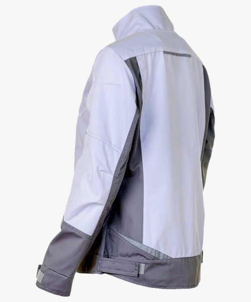 Куртка рабочая женская Brodeks KS228, цвет белый, серый