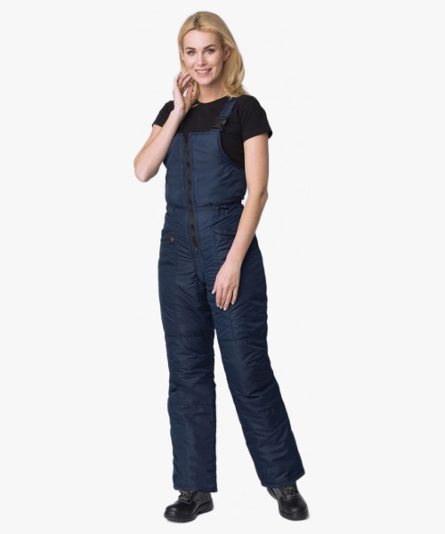 Полукомбинезон зимний женский Сакрин (тк.Таслан,135), т.синий