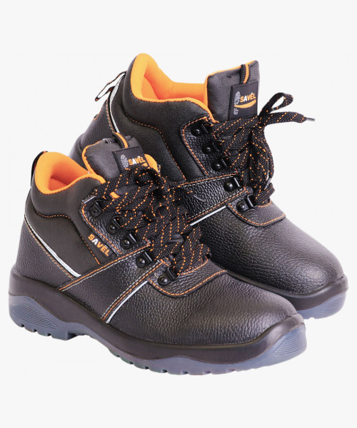 Ботинки SAVЁL-ЕВРОПА P кожа, МП, ПУ-ТПУ