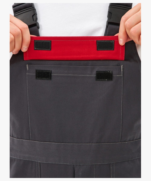 Костюм Липецк-2 СОП CH (тк.Смесовая,280) п/к, т.серый/красный