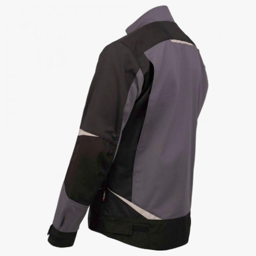 Куртка летняя мужская Brodeks KS202-C, 100% ХБ, цвет графит серый, чёрный