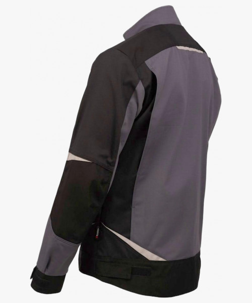 Куртка летняя мужская Brodeks KS202-C, 100% ХБ, цвет графит серый, чёрный