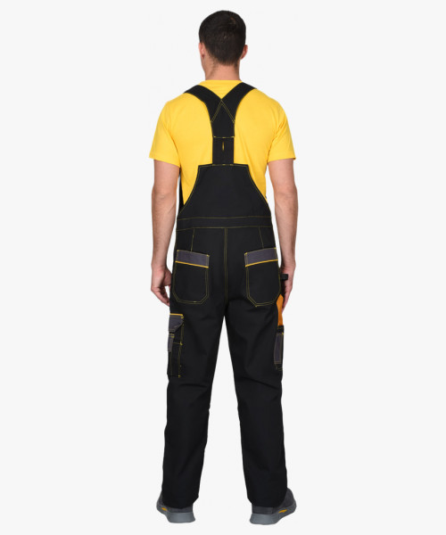 Полукомбинезон СИРИУС-АГАТ черный с темно-серым