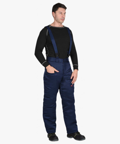 Брюки мужские зимние универсальные тёмно-синие