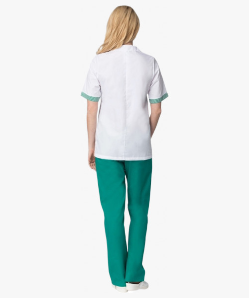 Костюм женский Надежда (тк.ТиСи), зеленый/белый