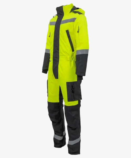 Комбинезон зимний мужской Brodeks KW505, цвет жёлтый, чёрный