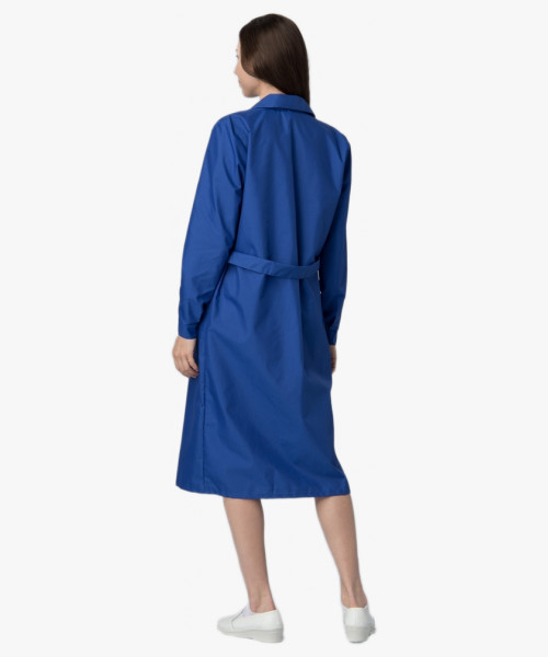 Халат женский База (тк.ТиСи), васильковый