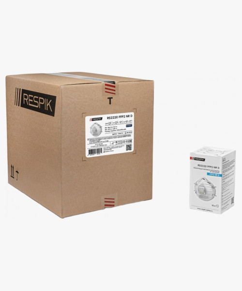 Респиратор чашеобразный RESPIK® RS2220 с клапаном, FFP2 (10 шт)