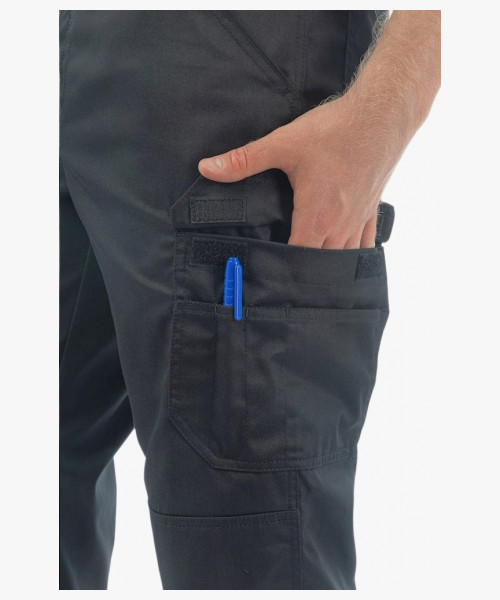 Брюки летние мужские Brodeks KS301, цвет чёрный