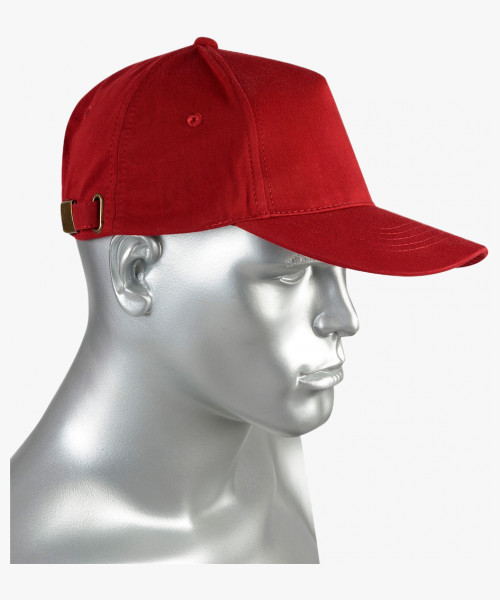 Кепка-бейсболка бордовая (пакет по 50 шт.,в упаковке 200 шт.)