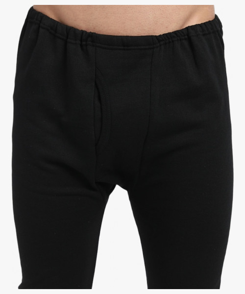 Белье трикотажное с начесом (тк.Трикотаж,205), черный