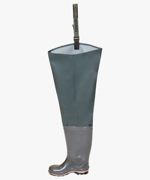 Сапоги рыбацкие NORDMAN 15S ПВХ КЩС МБС, оливковый, высота 90см (5-738-G02)