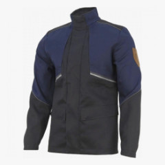 Куртка сварщика Brodeks FS28-01, цвет тёмно-синий, чёрный
