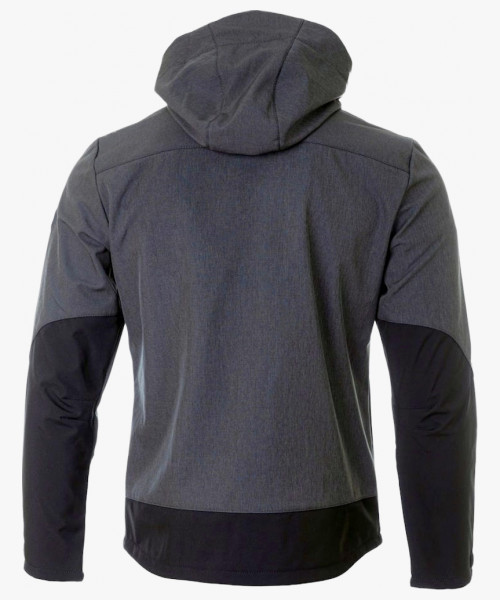 Куртка софтшелл летняя мужская Brodeks KS237, цвет серый, чёрный