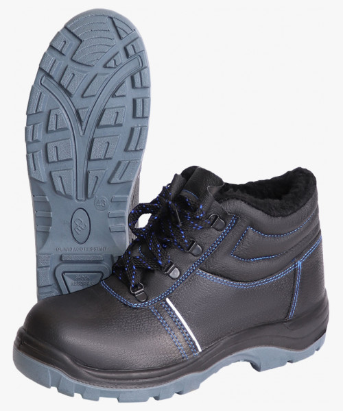 Ботинки 13/1М, кожа, иск.мех, ПУ-ПУ