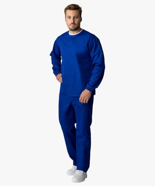 Мужской костюм ХАССП-Стандарт (ткань Оптима, 160), васильковый