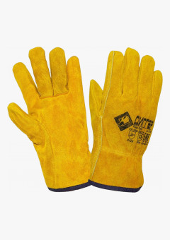 Перчатки ДИГГЕР цельноспилковые желтые утепленные (ПЕР316)