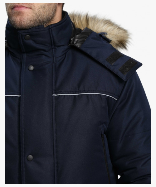 Куртка зимняя Аляска-Люкс (тк.Cat’s eye), т.синий