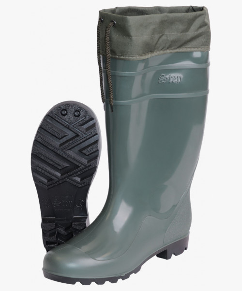 Сапоги ПВХ с манжетой мужские, высота 38см