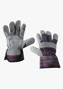 Перчатки спилковые комбинированные