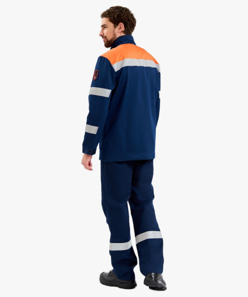 Костюм летний Энергия-Б (35,2 кал.), т.синий/оранжевый