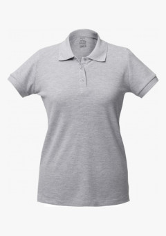 Рубашка поло женская Virma Lady, серый меланж